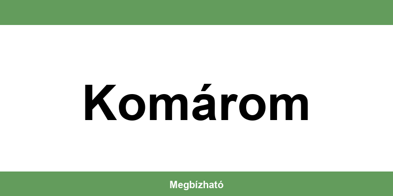 Groupama Biztosító elérhetőségek Komárom területén
