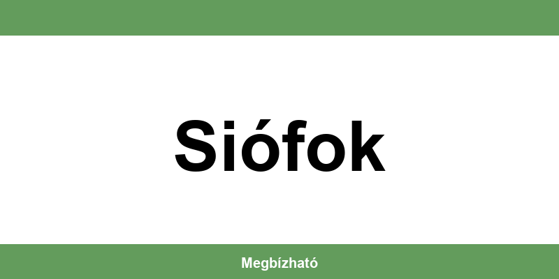 Groupama Biztosító elérhetőségek Siófok területén